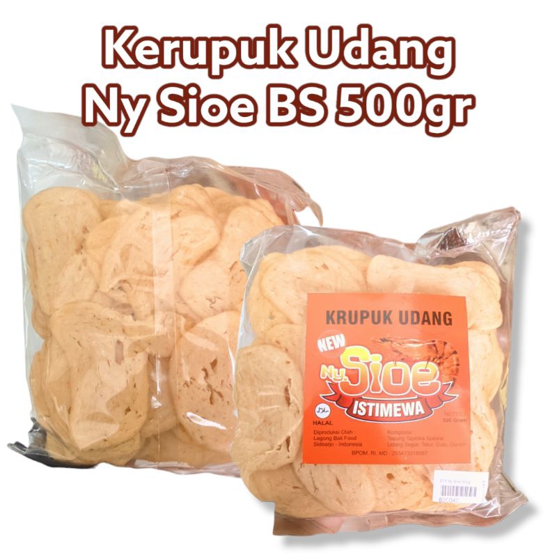

REMPELAN KERUPUK UDANG NY SIOE 500gr