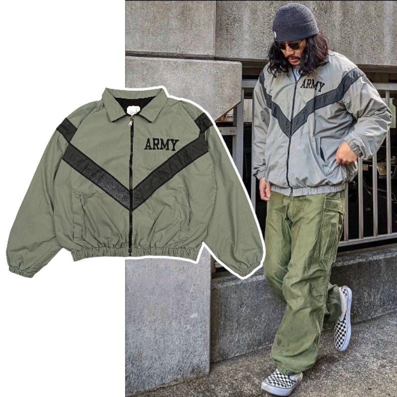 U.S. Army IPFU Physical Fitness Uniform windbreaker Reflective Jacket