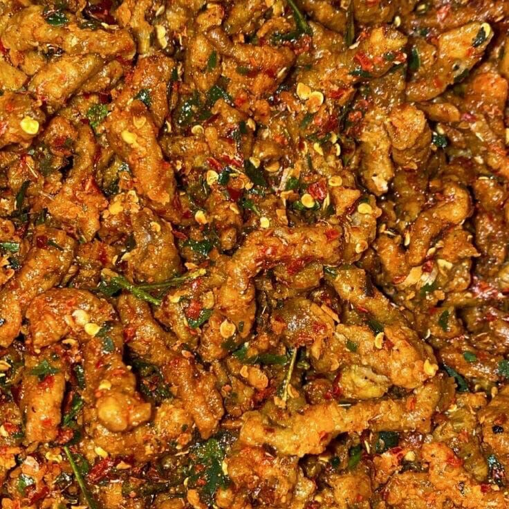 

Penawaran Spesial 25Gram KRIPIK USUS CRISPY PEDAS DAUN JERUK
