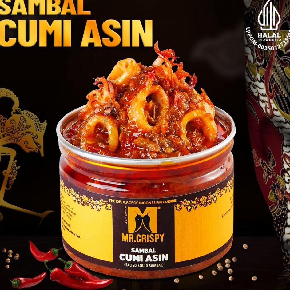 

Promo tajir Sambal Cumi AsinPeteBajak EbiTeri Medan Sambel MrCrispy