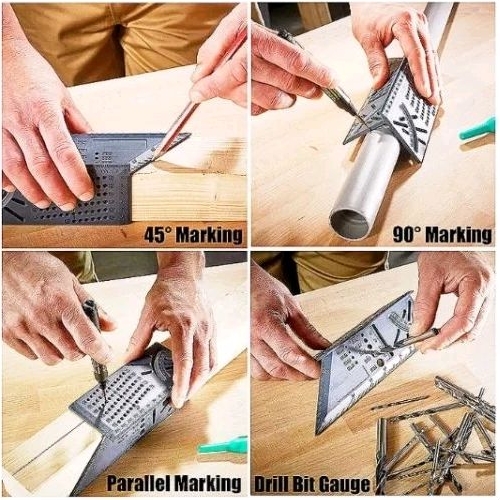 Mistar Siku Plastik Gauge Ruler