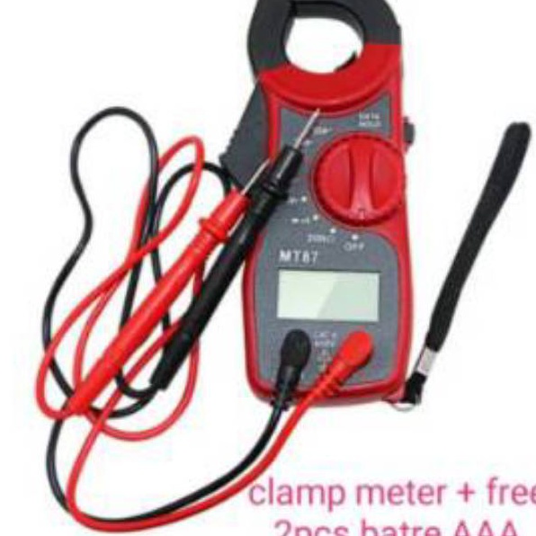 Lc clamp meter tang ampere MT87 MT87 MT 87 amper  batre tinggal pasang and pake