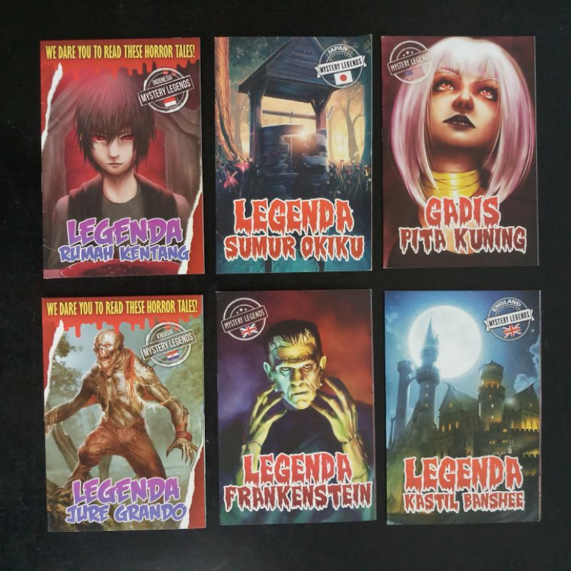 buku cerita anak horror / buku komik horor / cerita hantu cerpen hantu pocong kuntilanak kunti gende