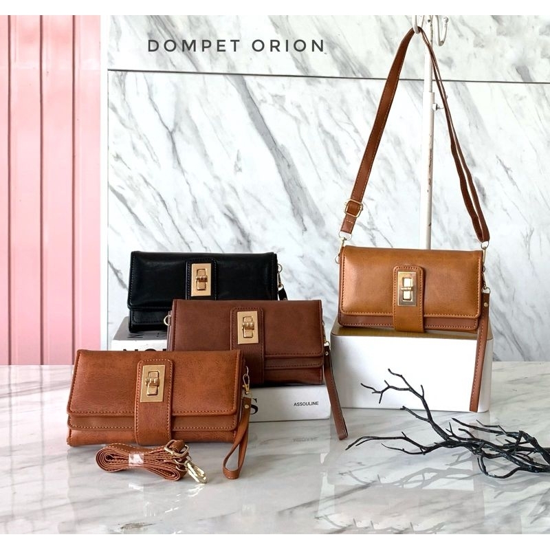 DOMPET PANJANG WANITA REFA ORION 2 TALI MUAT HP/DOMPET PANJANG LIPAT FLO/DOMPET CELSY BORDIR/DOMPET 