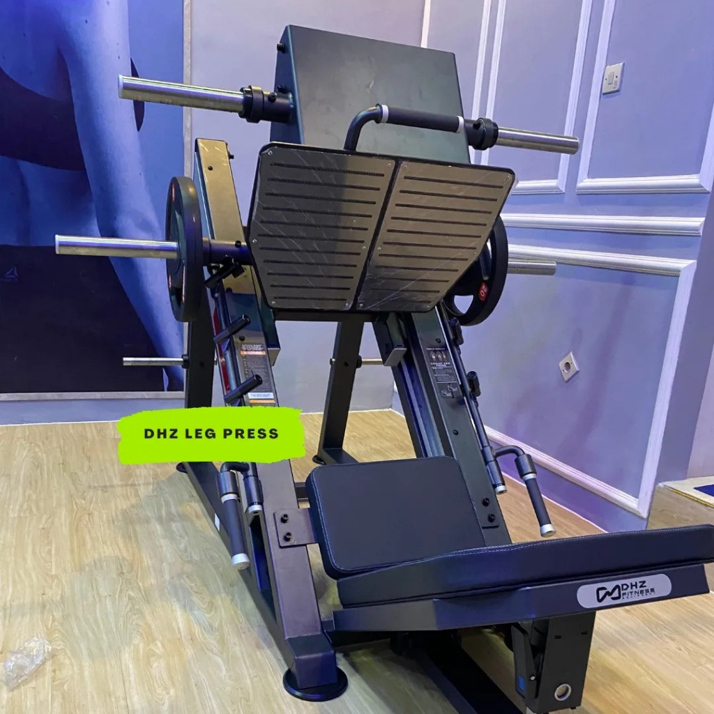Angled Leg Press DHZ E3056 Alat Fitness Fitnes Kaki Komersial Import