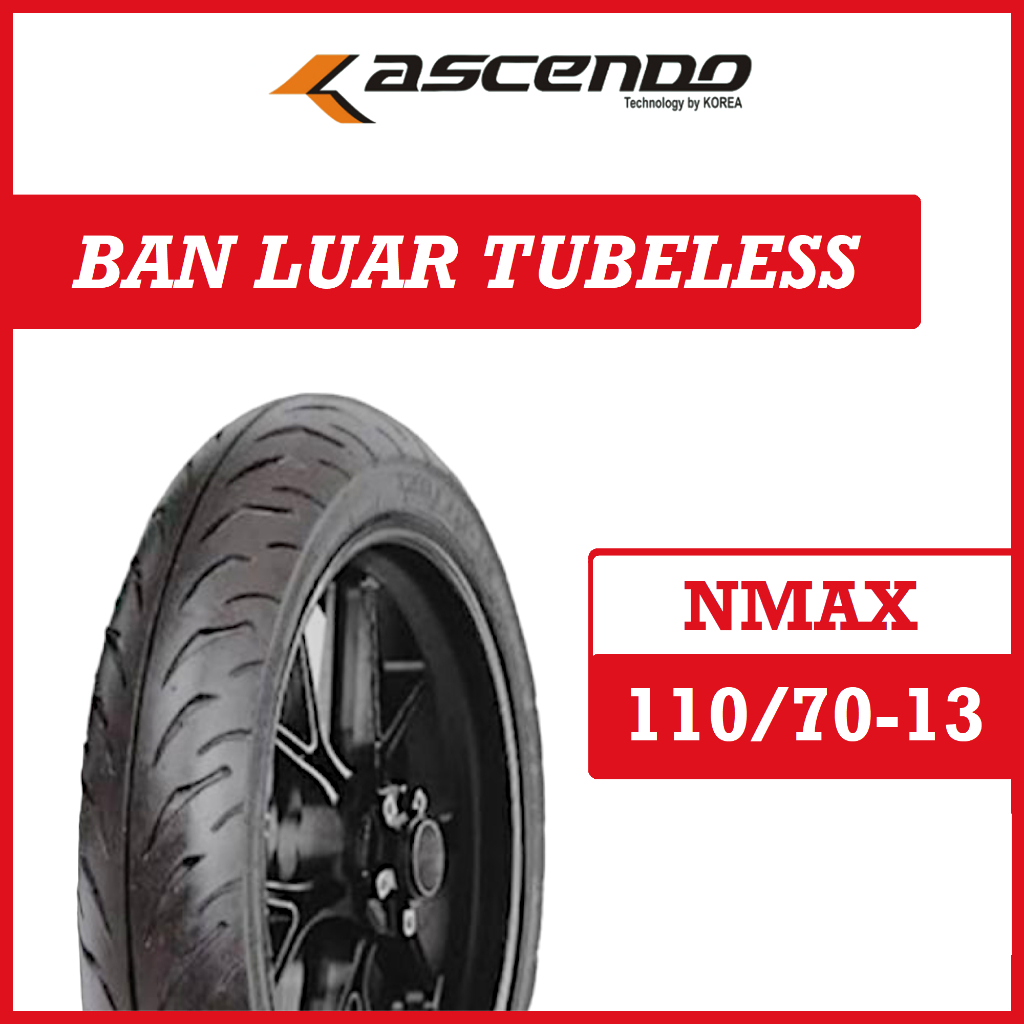 Ban Tubeless ASCENDO 110/70-13 NMAX ASCENDO