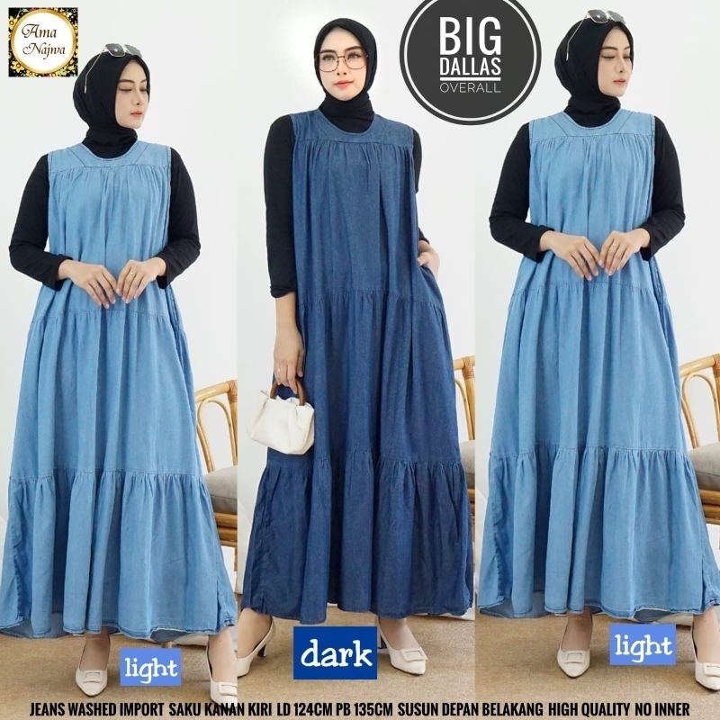 Big Dallas Overall Maxy Polos Jeans Ld 124 Jumbo Fit XXXL Best Seller By Amj