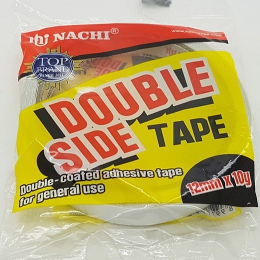 

Isolasi Double Tape NACHI 12mm / 1/2 Inch x 10 Yard