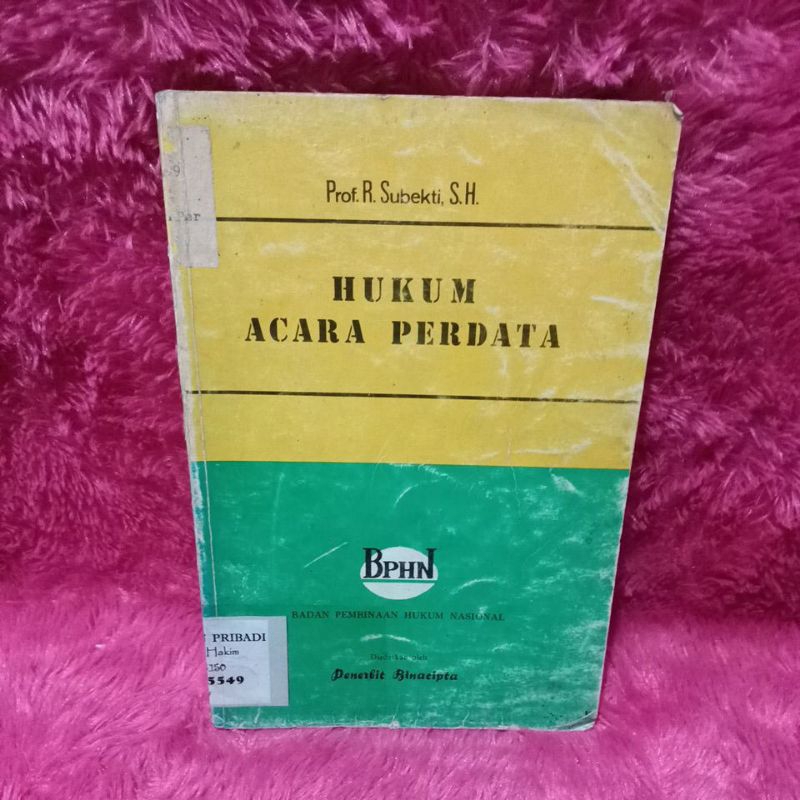 buku hukum acara perdata