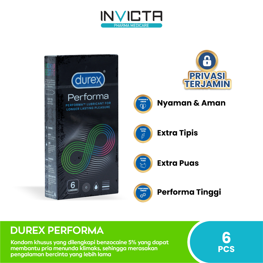 Kondom Durex Performa - Isi 6