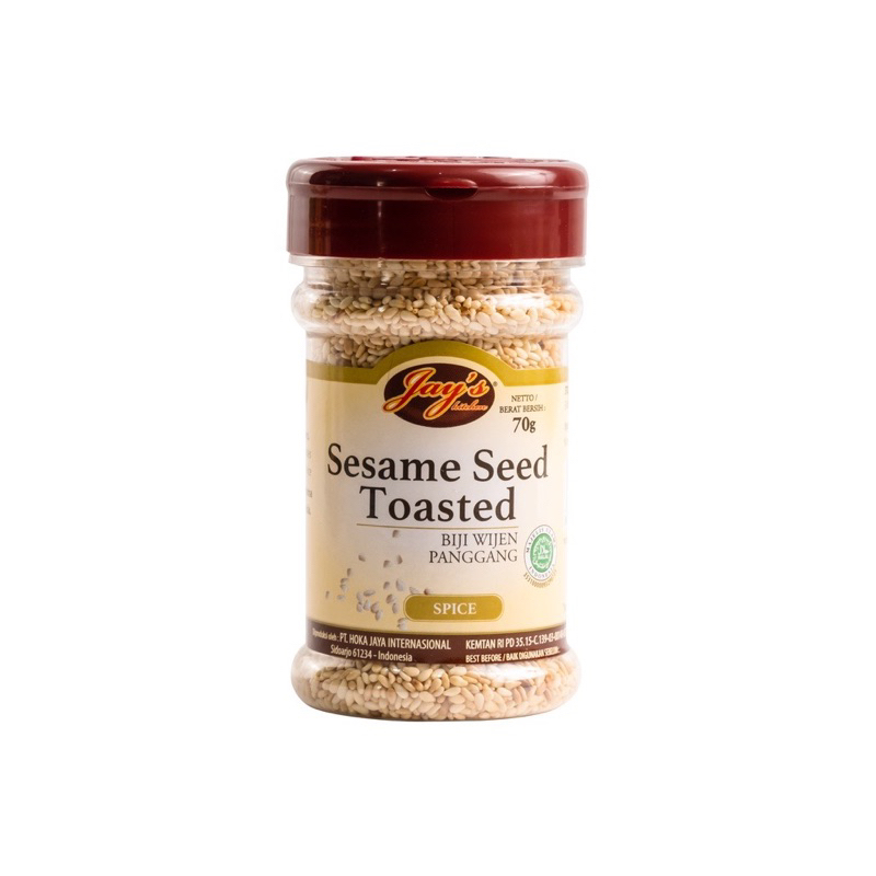 

Jay’s Kitchen Sesame Seed Toasted 70gr - Jays Biji Wijen Panggang Halal