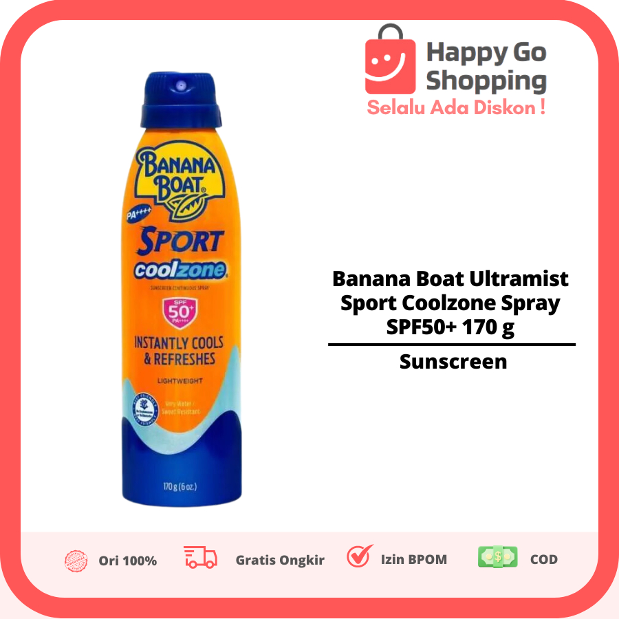 Banana Boat Ultramist Sport Coolzone Spray SPF50+ 170 g