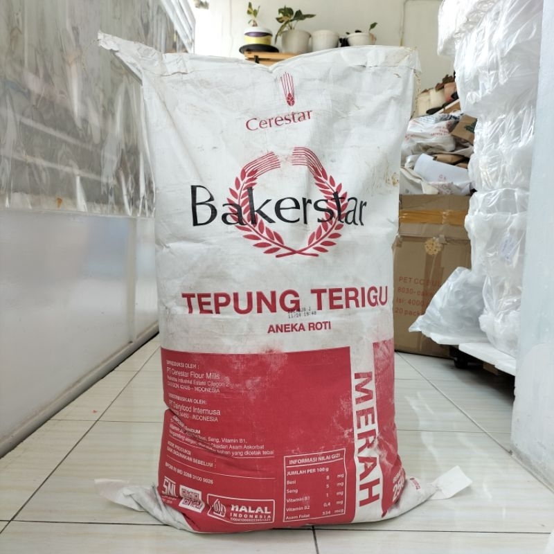 

Tepung Bakerstar Merah kiloan