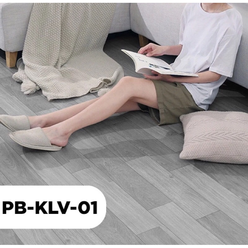 Karpet Lantai Rumah Kamar Abu Abu Vinyl Tebal 0.7 Mm 50 Cm| Meteran 2 M Murah