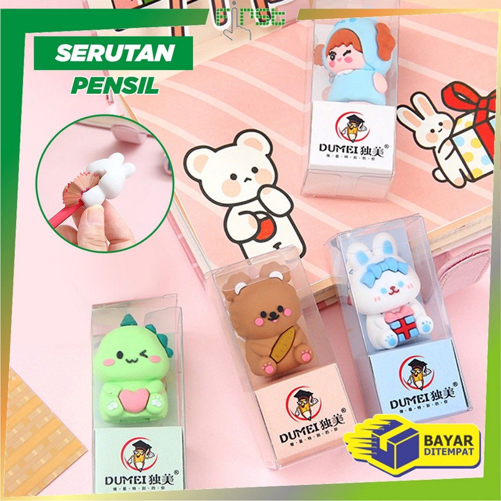 

FH-A81 Rautan Pensil Boneka Karakter 3D Alat Tulis Sekolah / Serutan Pensil / Rautan Karakter / Peruncing Pensil Boneka / Atk Doll Pencil Sharpener Import