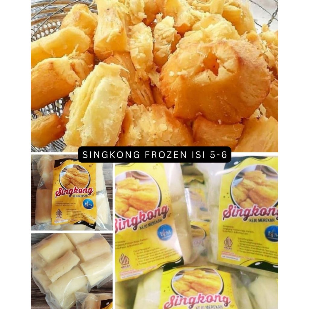 

Singkong keju merekah isi 5-6pcs / singkong frozen empuk