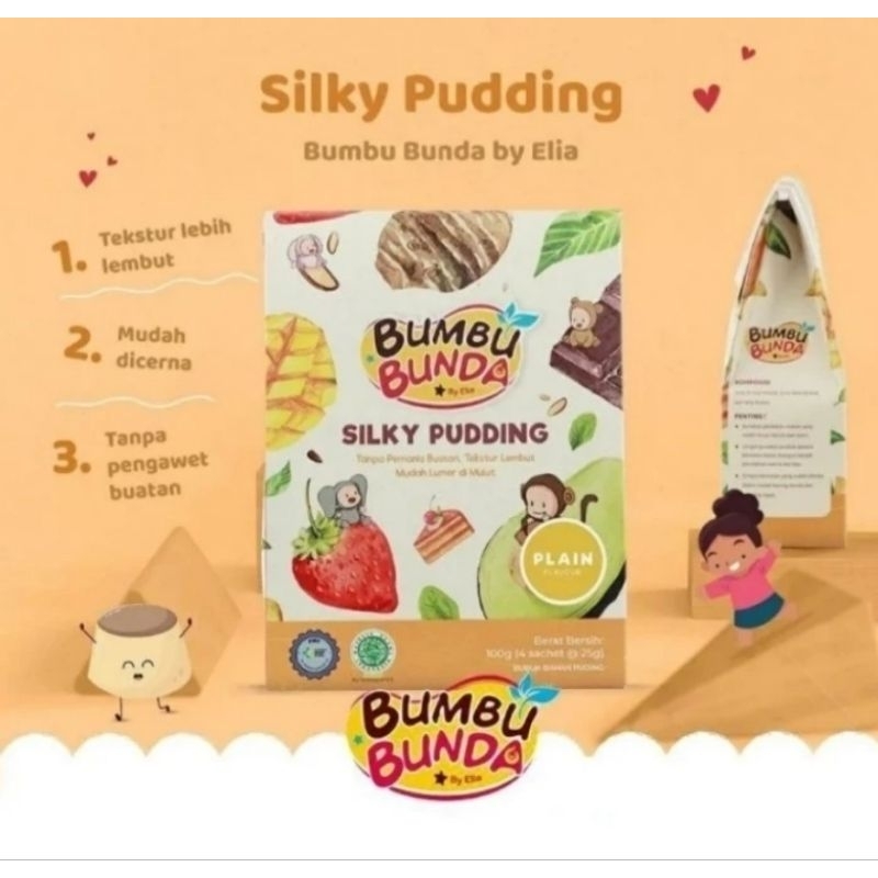 Bumbu bunda silky pudding snack anak alami murah