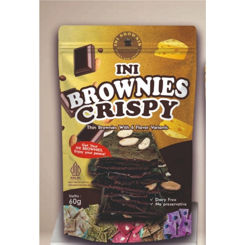 

Promo Brownis Kering Kemasan Premium/Keripik Brownis/Brownis Krispi/Ini Brownis