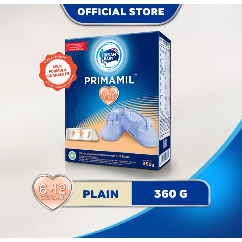 FRISIAN FLAG Primamil Susu Formula Bayi 6-12 Bulan 360 g