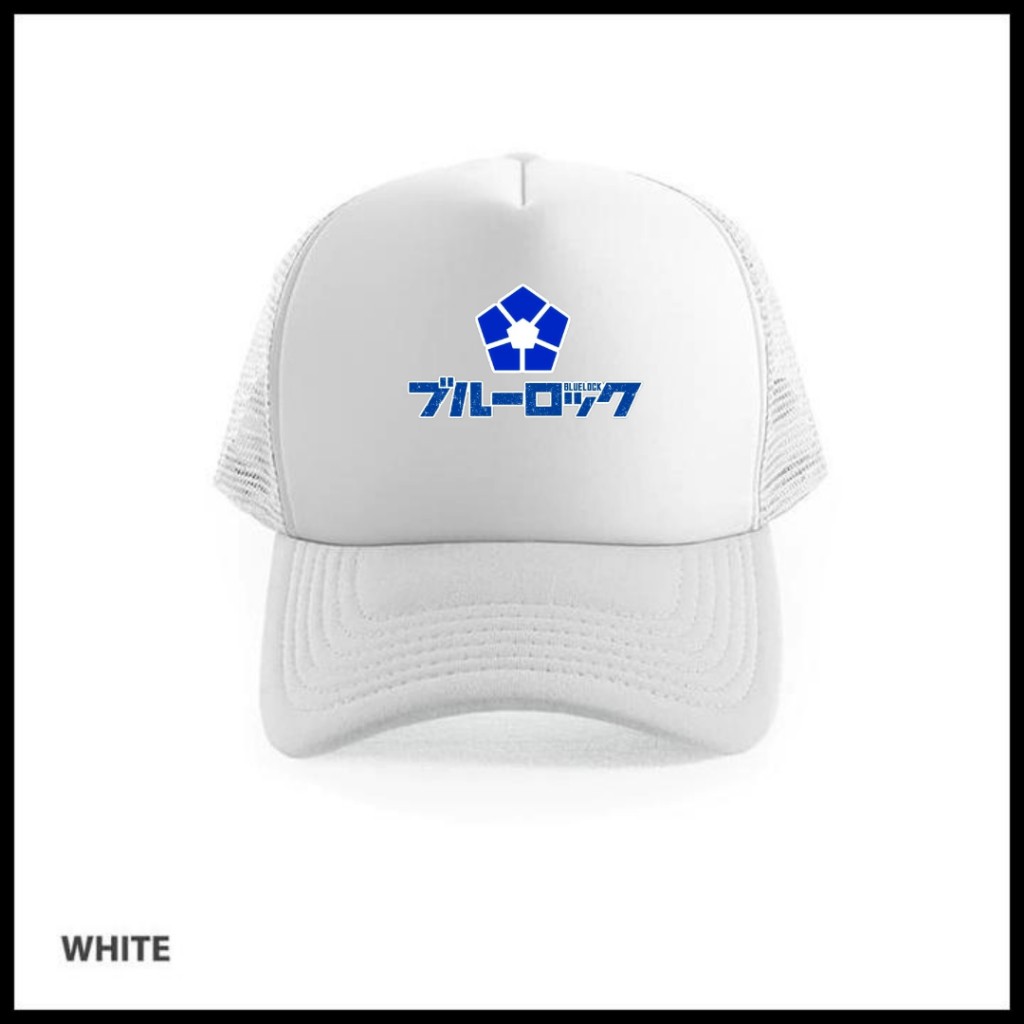 TOPI JARING LOGO BLUE LOCK JEPANG