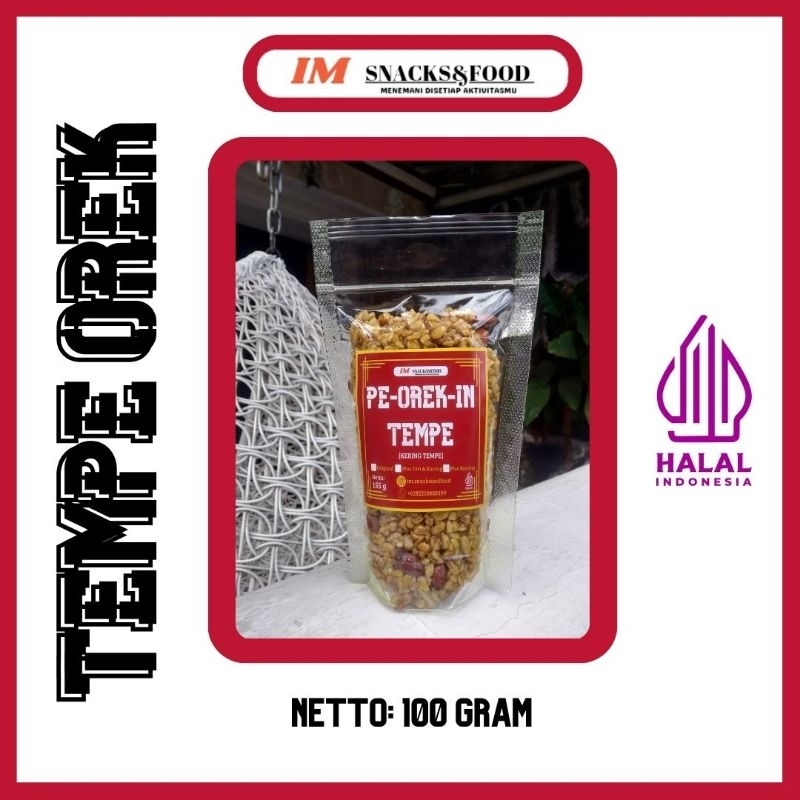 

Kering Tempe Orek Tempe Pedas Manis Tanpa Bahan Pengawet bisa COD 100 gram