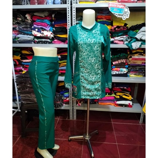 terima jahit seragam senam PKK baju batik PKK senam pkk seragam pkk muslimah grup pkk olahraga baju 