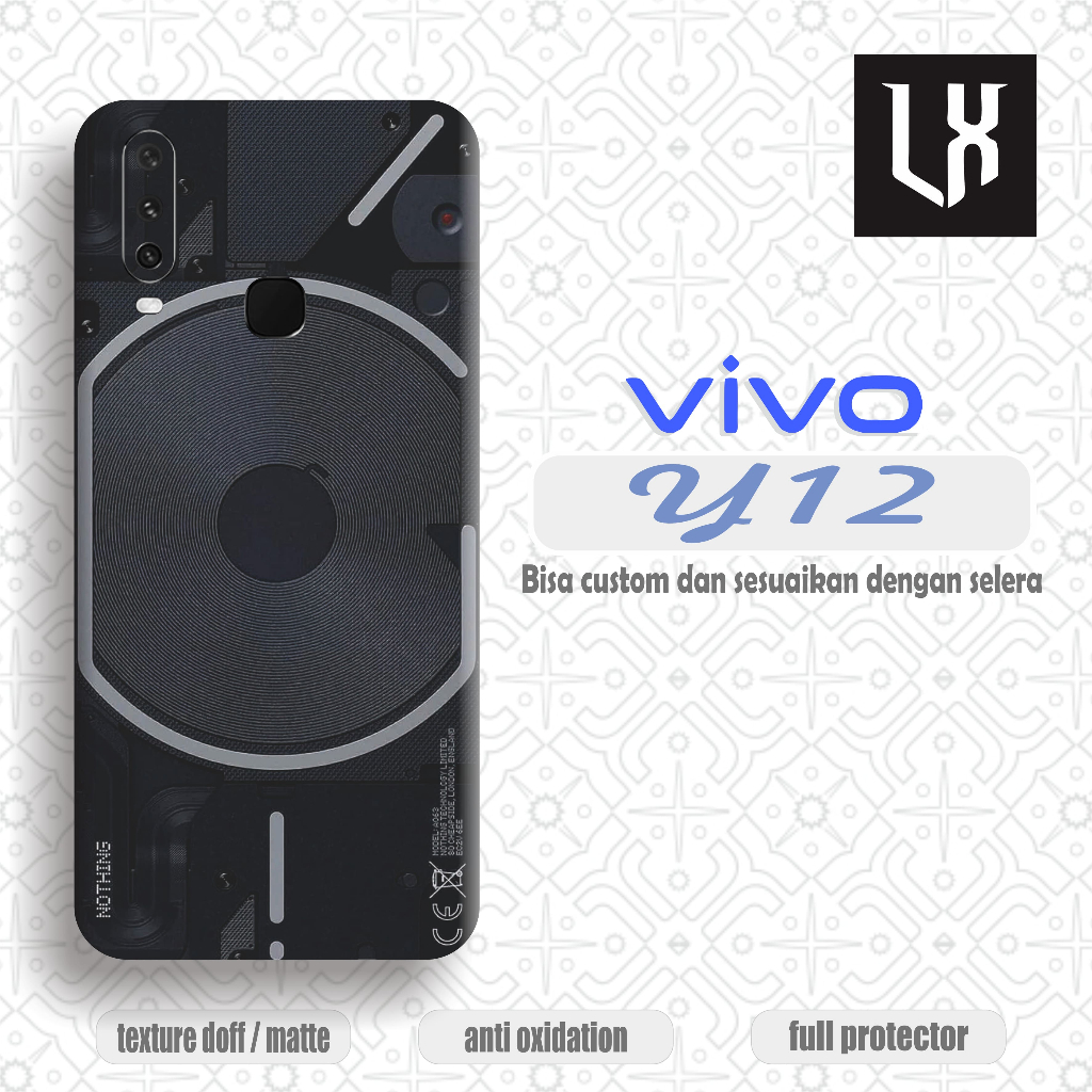 Garskin/Stiker/case VIVO Y12 Motif nothinphone (pie2cis)