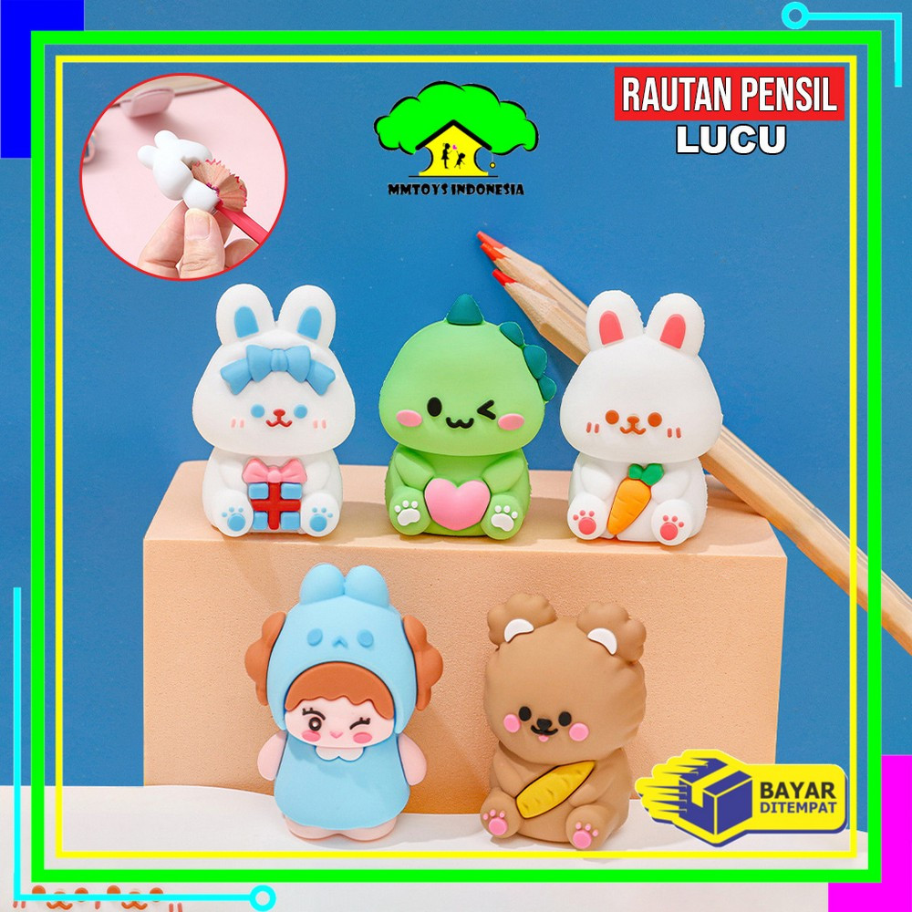 

MI-A81 Rautan Pensil Boneka Karakter 3D Alat Tulis Sekolah / Serutan Pensil / Rautan Karakter / Peruncing Pensil Boneka / Atk Doll Pencil Sharpener Import