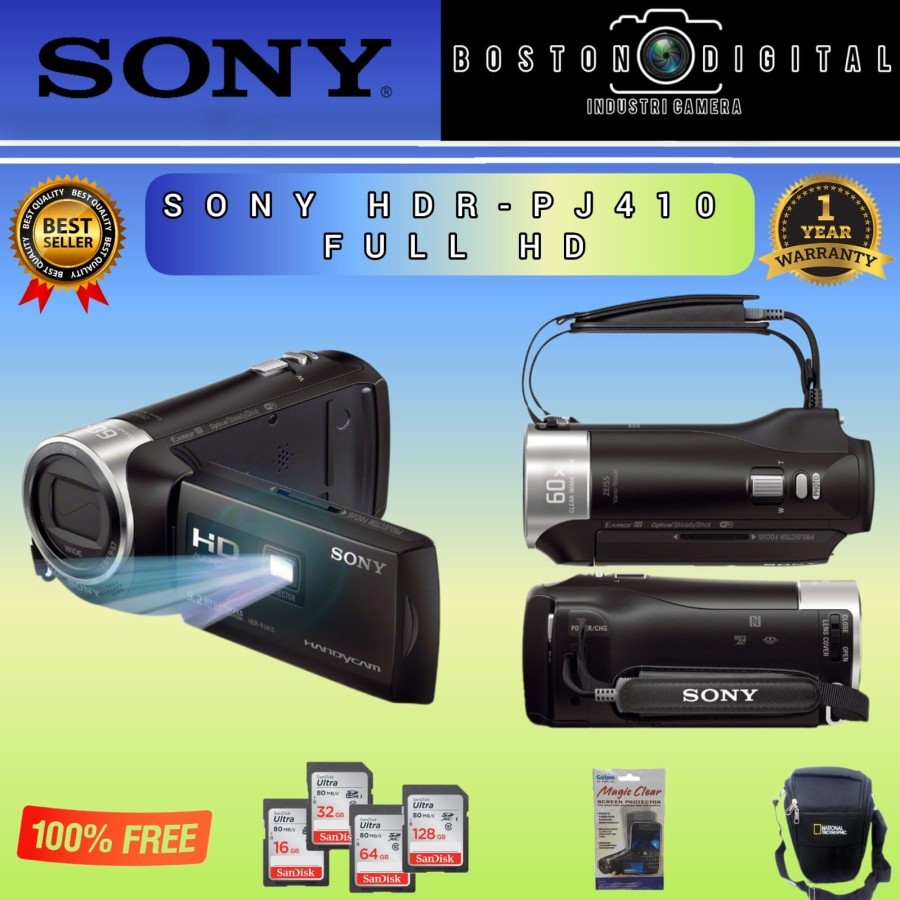 SONY HDR PJ410 HANDYCAM / SONY HDR-PJ410 / SONY PJ410