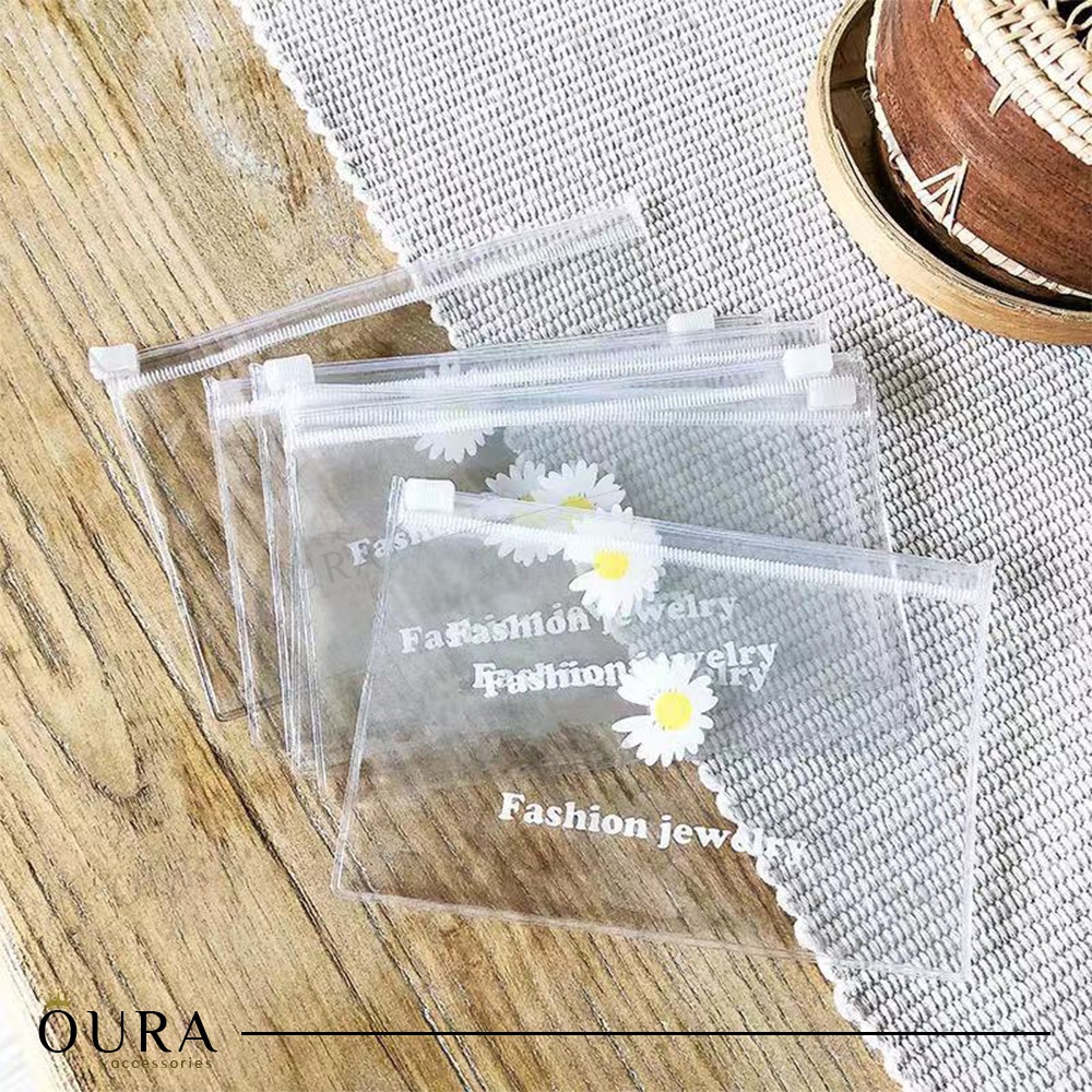 Pouch Organizer Daisy Waterproof Tas Kosmetik Aesthetic