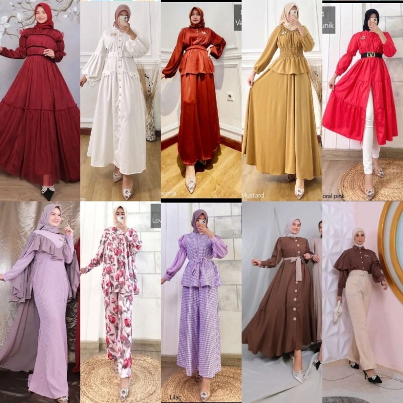 DRESS SET LAST STOCK BY MK/MISS KAMI || TEANTYSHOP