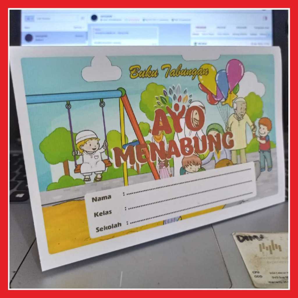 

Buku Tabungan Sekolah/Madrasah - BERMAIN DENGAN ORTU - Custom Cover - isi 20 halaman