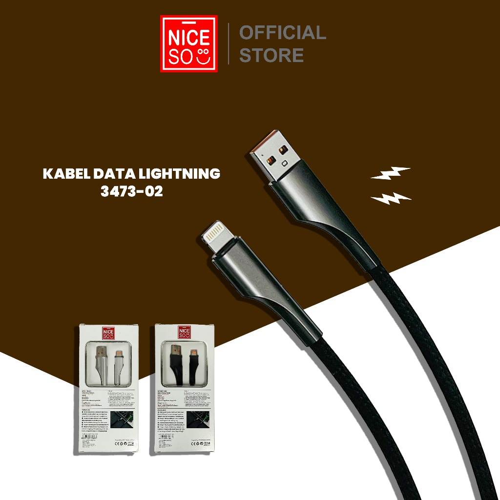 NICESO Official Kabel Data IPHONE 3A 3473-02