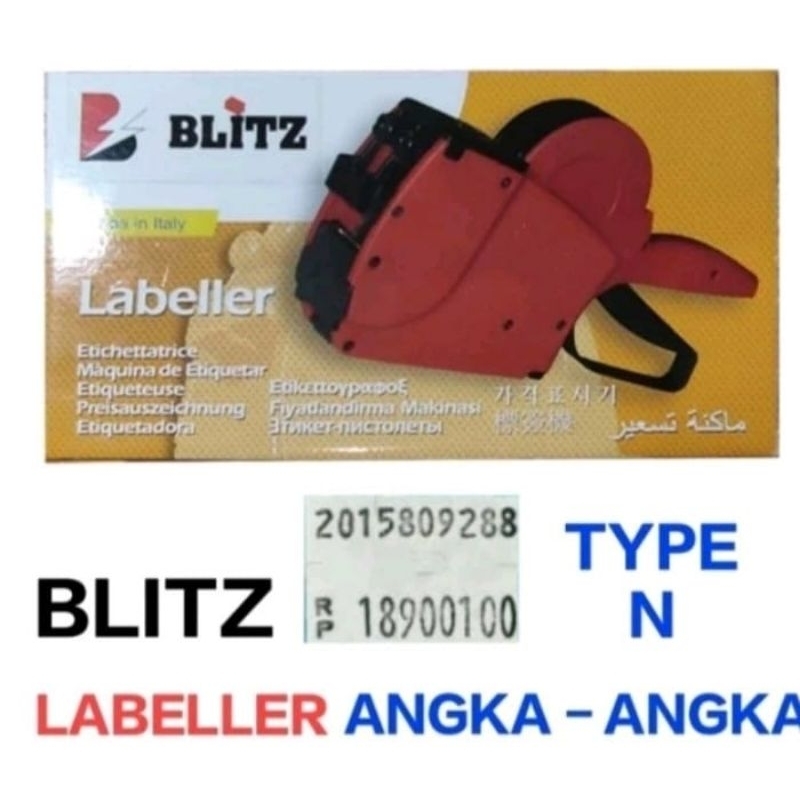 

BLITZ LABELER CETAK HARGA LABEL ANGKA - ANGKA