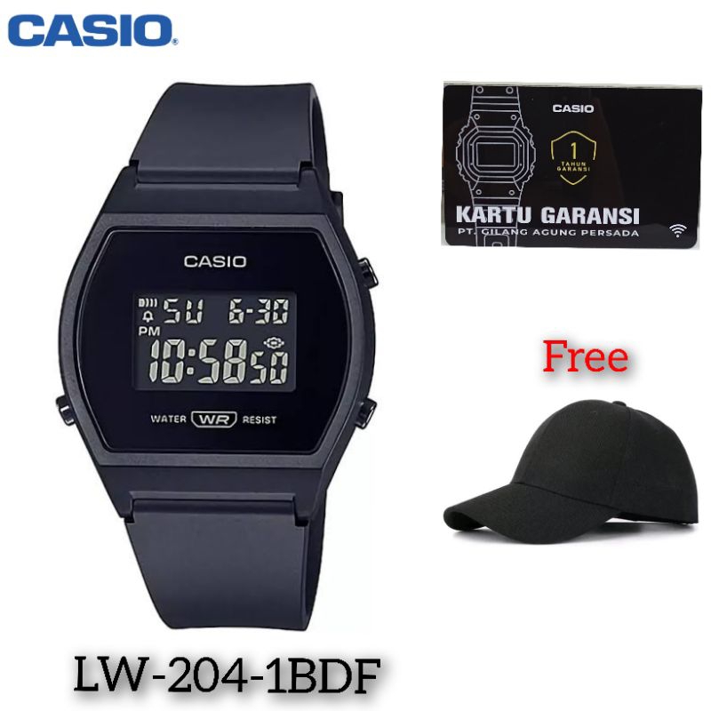 Jam tangan wanita Casio original Lw-204-1bdf / Casio lw-204-1b / jam tangan digital