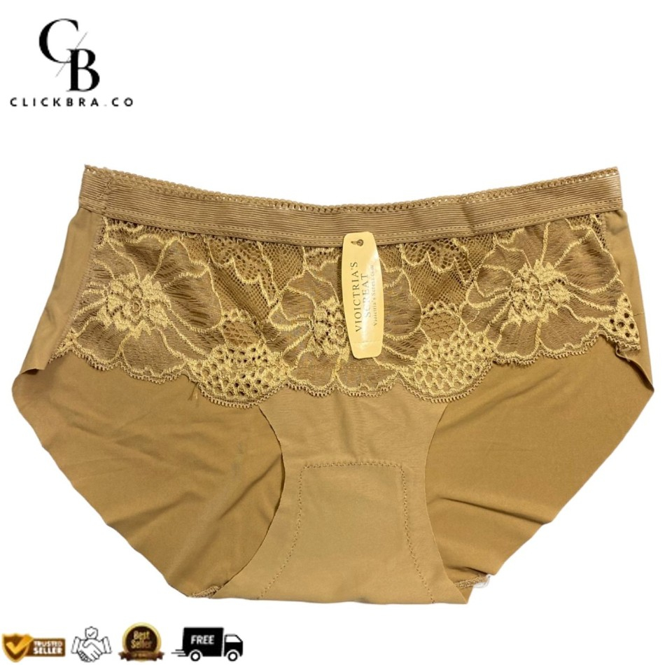 CUCI GUDANG CD8424 Cd Celana Dalam Wanita Seamless Motif Bahan Satin Bunga Bunga Sexy Pushup