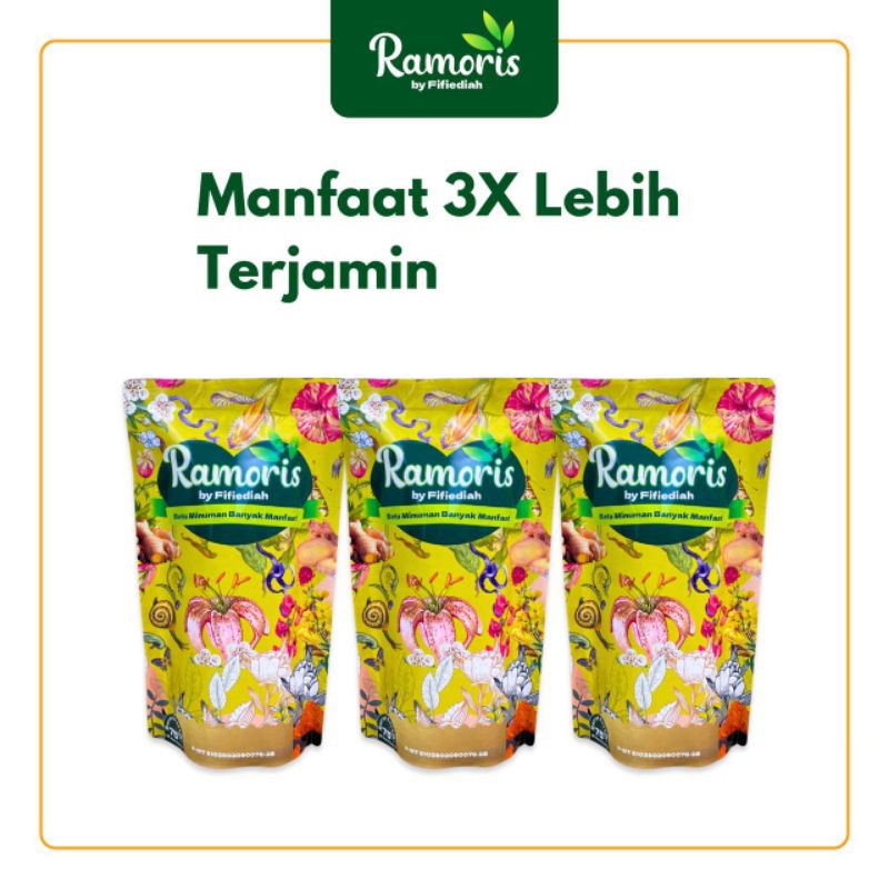 

Paket hemat Ramoris | minuman herbal kesehatan | 225gr