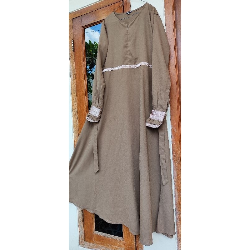 Termurah  preloved Gamis set by Duta Busana