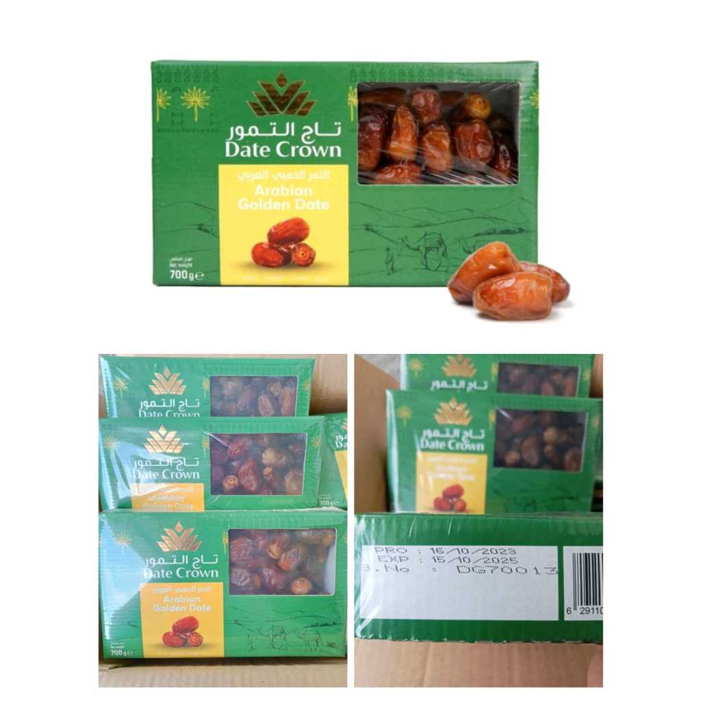 

Kurma date crown arabian golden date 12 x 700gr(karton)