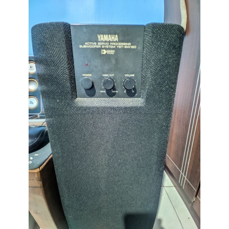 subwoofer aktif YAMAHA YST-SW120 normal pemakaian, suara bass glerr