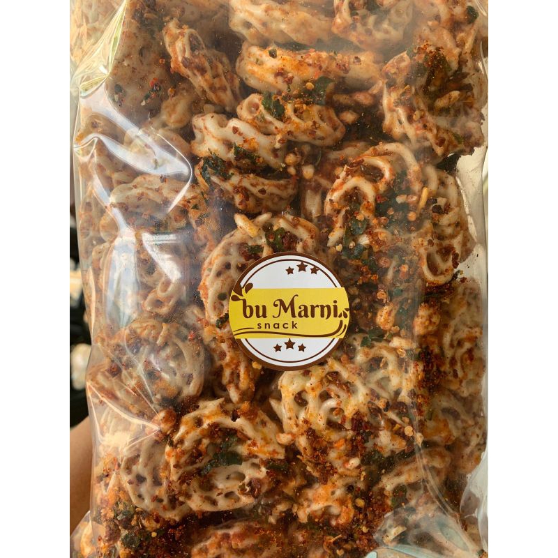 

krupuk seblak rafael pedas kemasan 500gr