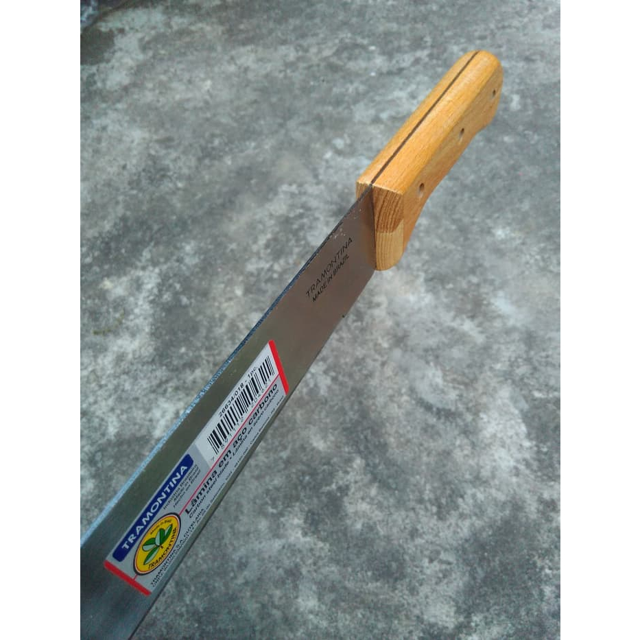 ID MACHETE 18 INCHI / 45 CM TRAMONTINA GHANA 26634/018 WOOD HANDLE ORIGINAL BRAZIL