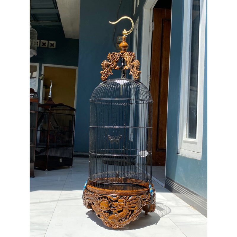 tebok lovebird ukir naga