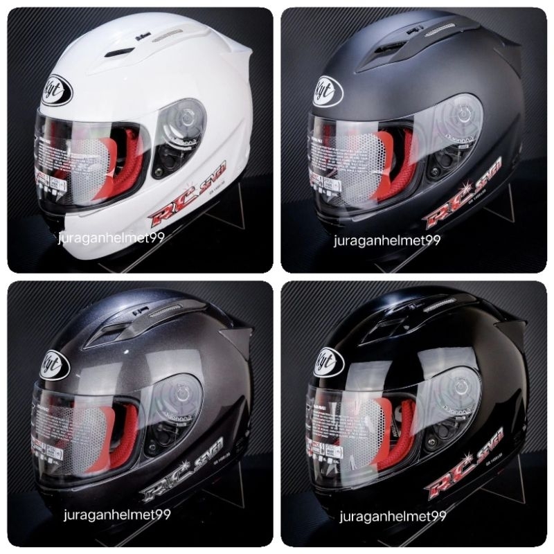 Helm full face KYT Rc Seven Solid Original