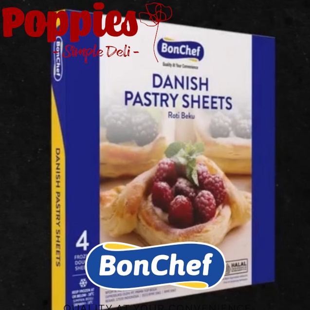 

STAR BONCHEF Danish Pastry Sheet 75gr Cromboloni Pain au Chocolate dough