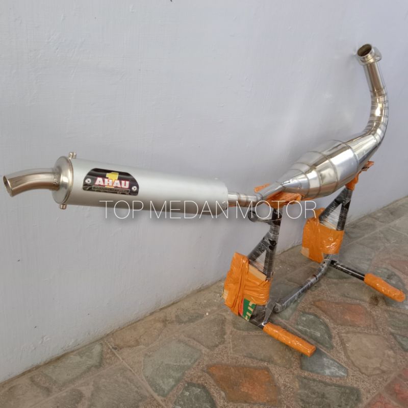 KNALPOT RACING AHAU CHROME NINJA S SS R RR