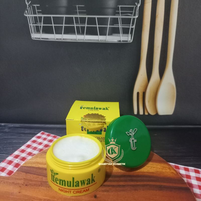 ( Eceran ) Cream Temulawak Collagen Malam Original Malaysia