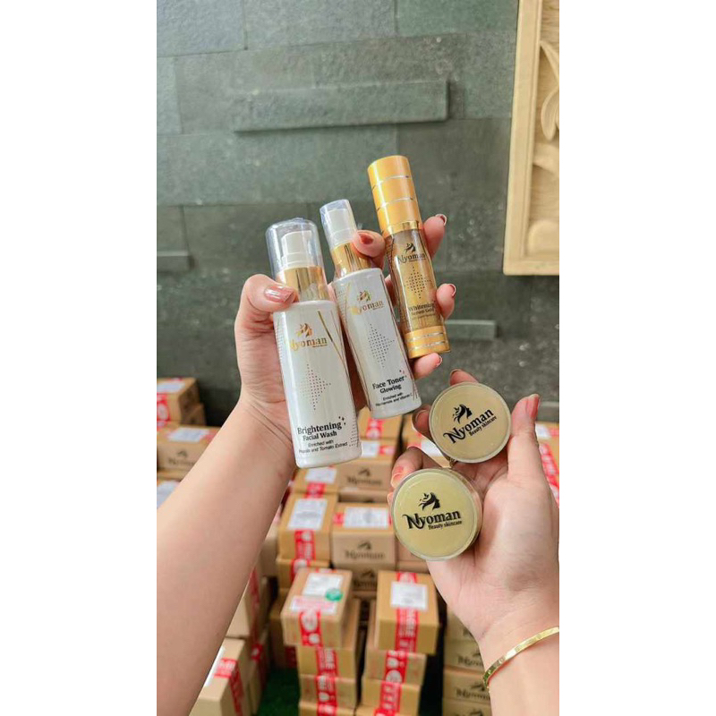 Nyoman Glowing Strong | paket glowing gold dosis tinggi