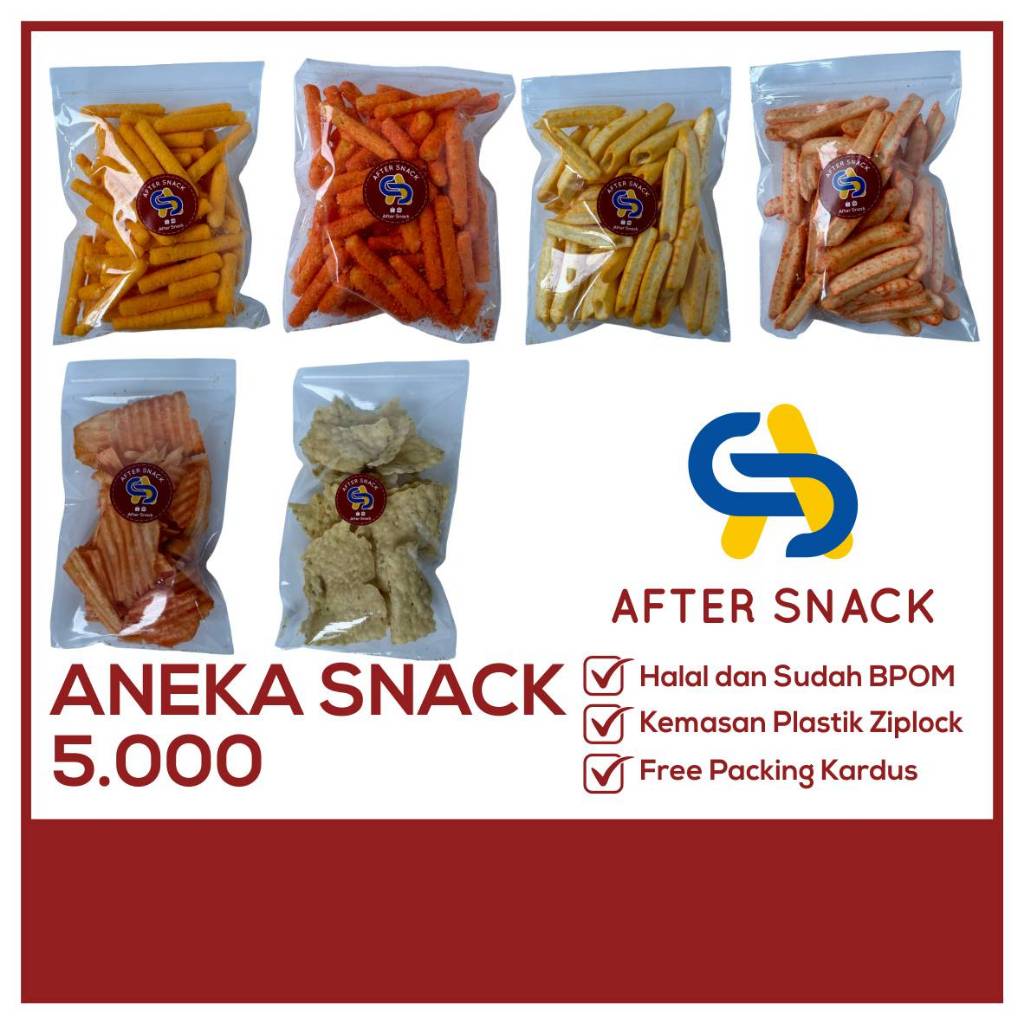 

Aneka Snack Serba 5000 / Cemilan Murah / Cemilan 5000 / Makanan Ringan