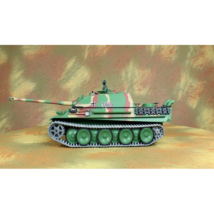Henglong Heng Long Rc Tank Pro Upgrade German Tiger Russia Metal Track Gearbox Ultifunctional